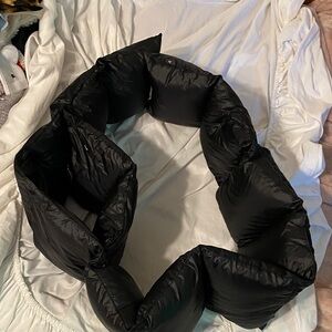 TNA Midnight Black Puffer Scarf